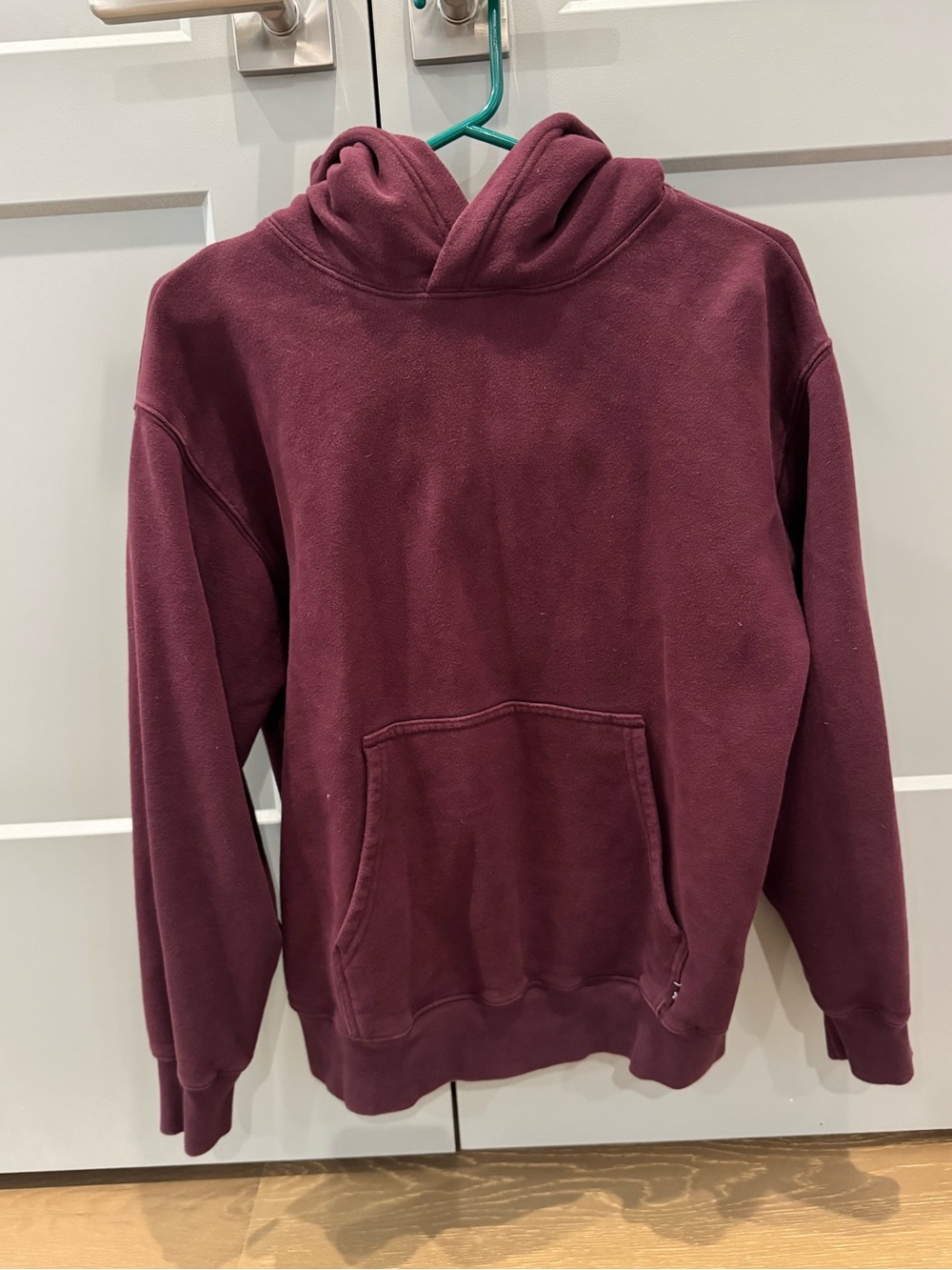 Tna burgundy pullover hoodie